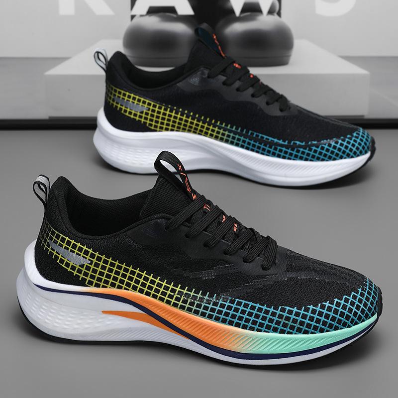 Men's Shoes New Couple Running Shoes Heightened Sole Breathable Versatile Comfortable Fashion Casual Sports Shoes Autumn New Running