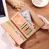 2024 New Fashion Deer Head Women's Long Wallet Trendy Cool PU Matte 3 Fold Billfold Multi Card Female Clutch Money Bag Change Pocket Girl Holiay Gifts
