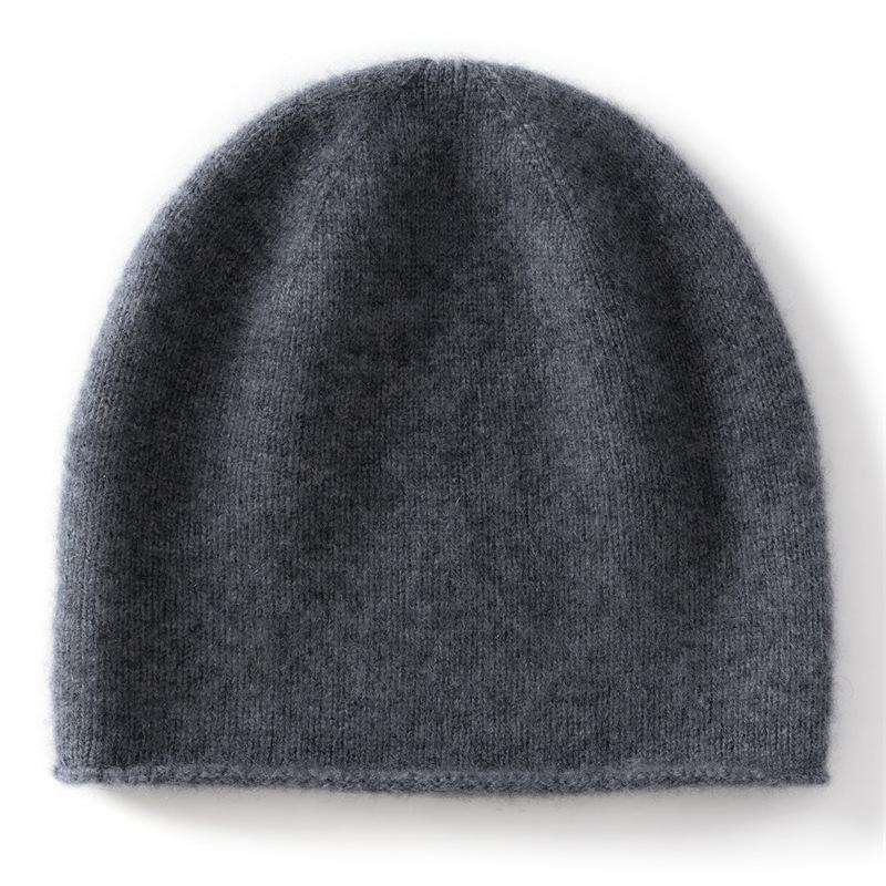 % Reine Kaschmirmützen Herbst und Winter neue gestrickte Kaschmirmützen für Herren und Damen Stapelmützen warme Babymützen