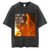 I Dont Like This Rock Its Pissing Me Off Marcus The Worm Washed Vintage Funny Meme Tshirt Men Women Casual Cotton Short Sleeve