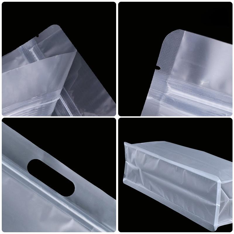 10 Stück tragbare, versiegelte, auslaufsichere, wiederverwendbare Beutel in Tiernahrungsqualität, transparente Tragetaschen für Zuhause, Küchenbedarf, Frischhaltefolie