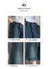 Girls' Summer Denim Shorts - 2026 New Style for Junior High Students, Casual, Loose, and Lightweight Five-Point Pants.