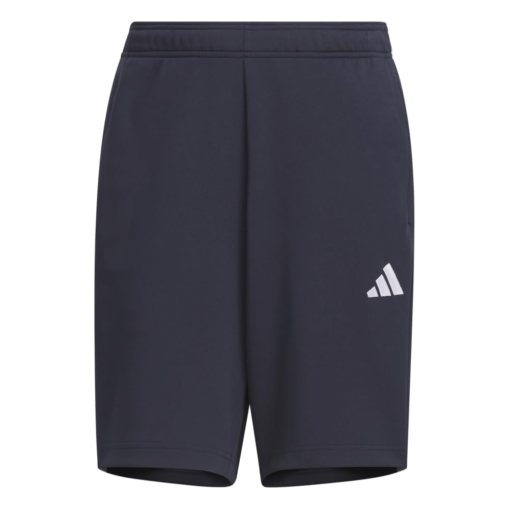 Adidas JZR04 Regular Fit Double Knit Shorts in Legend Men's 3-Stripes Ink/White (JV6993)