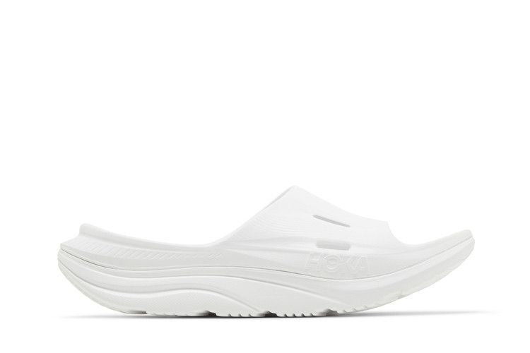 Men's Slides Hoka One One Ora Recovery Slide 3 White White/White