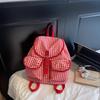 Cross-Border 2025 Plaid Commuter Backpack - Large Capacity, Versatile Schoolbag