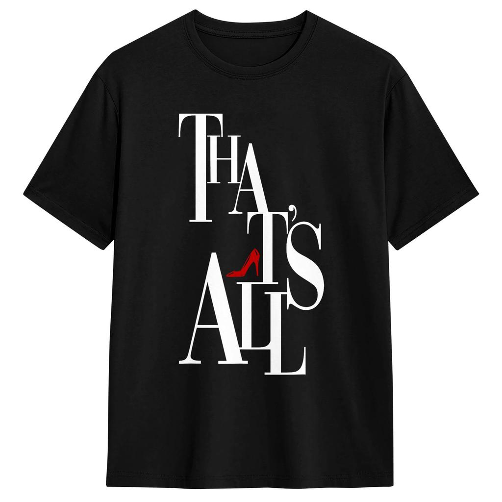 Maglietta per Coppia The Devil Wears Pradaed New York Tacchi Rossi Magliette Harajuku T-shirt Estiva Y2K Abbigliamento Casual in Cotone Regalo