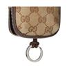 Gucci Logo Print Color Block Design GG Canvas Mini Wallet Men wallet Brown 834270-FAEOO-9843