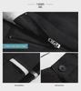 Men's Black Slim-Fit Nine-Point Casual Pants - Korean Style for Spring and Summer