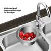 1-10PCS Multifunctional Swan Shaped Stainless Steel Sink Basket Detachable Filter for Kitchen Washing Drying Food Prep Use