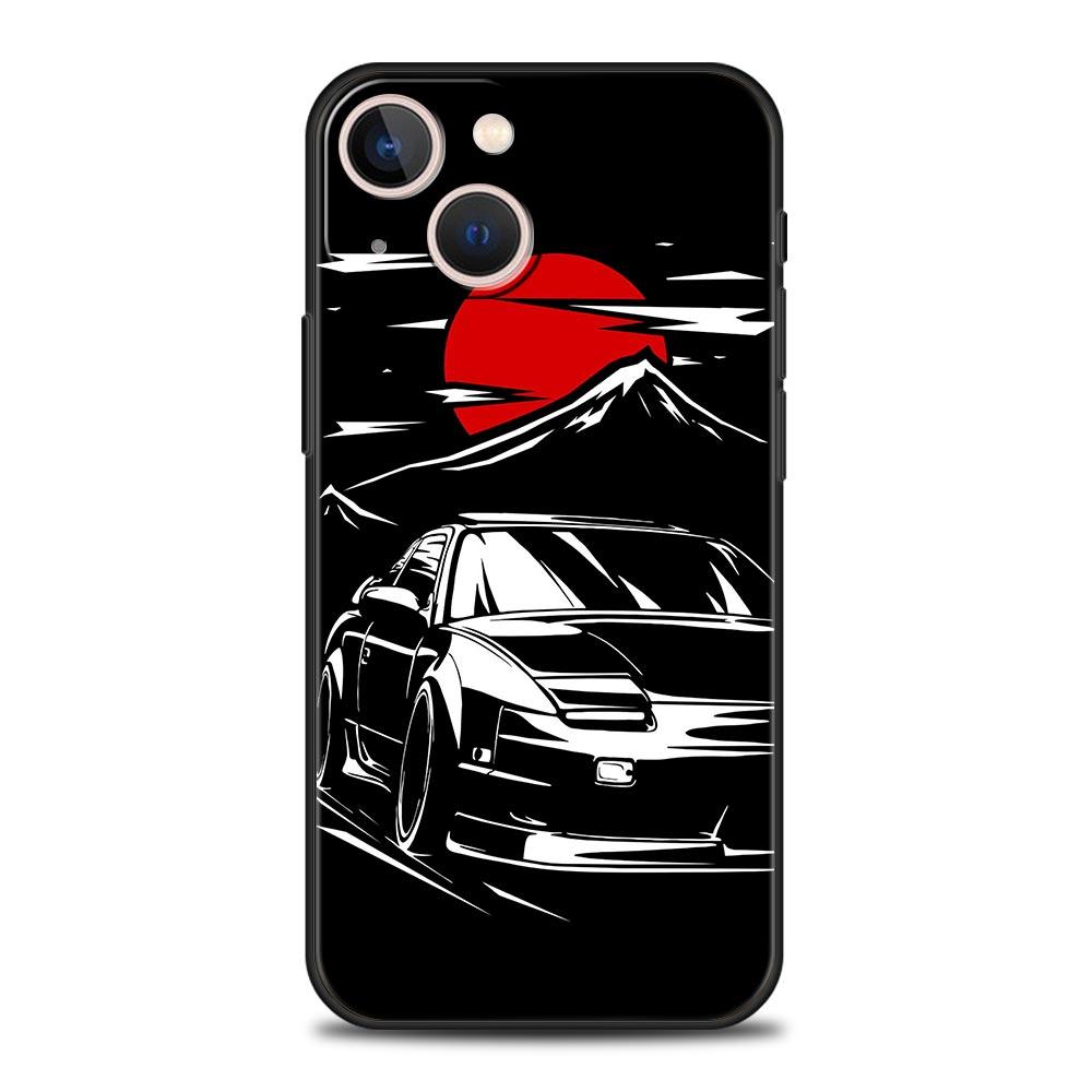 

Japan JDM Sports Cars Male Men Funda Phone Cases For iPhone 11 12 13 15 16 14 Pro Max X XR XS 7 8 Plus SE Luxury Cover iPhone 11 Pro