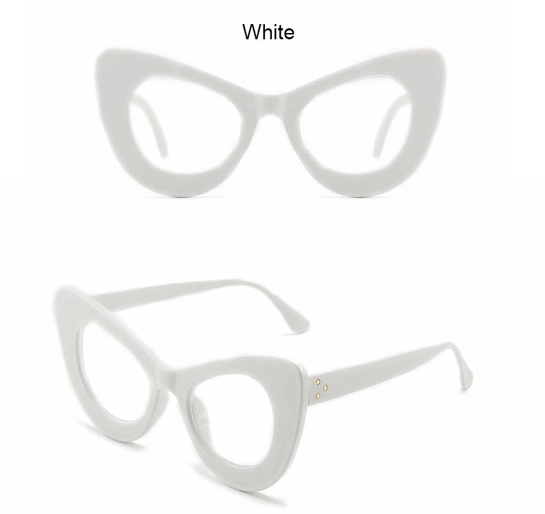 

Oversized Red Cat Eye Reading Glasses Women Luxury Brand Rivet Clear Big Presbyopia Eyeglasses Vintage Prescription Glasses +2 0