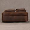 Crazy Horse Leather Shoulder Bag, Men's Multi-purpose Crossbody Bag, Genuine Leather Retro Commuting Bag, Casual Handbag