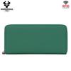 Humerpaul Ladies Wallet Leather Wallet RFID Anti-theft Swipe Wallet Zipper Large-capacity Wallet Multi-card Coin Purse
