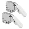 2 Sets Snap Lock Automatic Spring Cold Rolled Steel + Nylon
