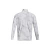 Under Armour Meridian 1/4 Zip Sports Long Sleeve T-Shirt Men Tops White 1380984-100