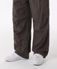 Musinsa Standard Nylon One-Tuck Parachute Cargo Pants [Brown]