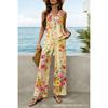 European and American 1D digital printing bohemian women's sleeveless suit is suitable for daily wear and vacation spot