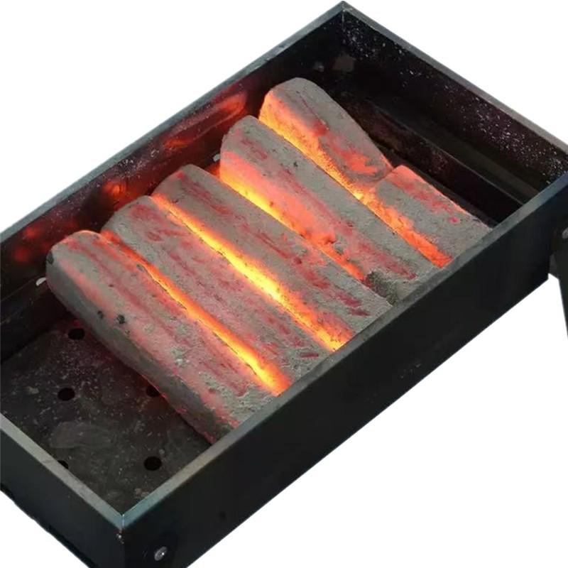 Smokeless High-Temperature Charcoal Briquettes for Home and Commercial Use - Durable and Flammable Fruit Wood Charcoal Heating Solution