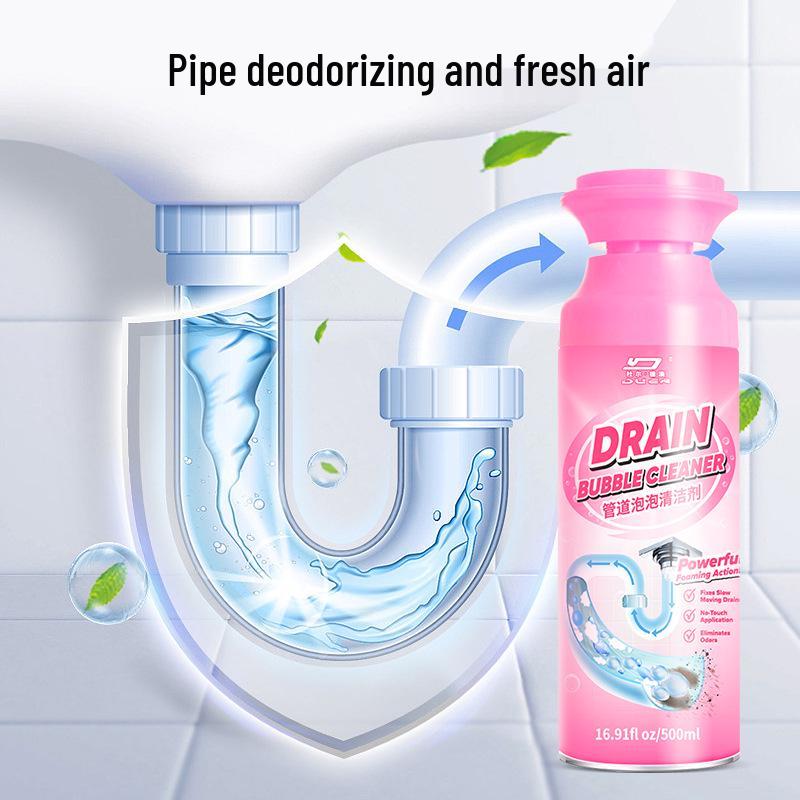 Sewer Deodorizer & Odor Remover: Toilet & Pipe Unclogger for Kitchen & Bathroom