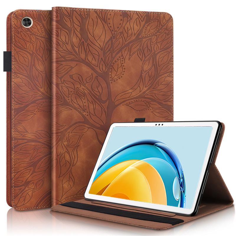 Tablet Case For Huawei MatePad SE 10.4 2022 Cover 3D Imprinted Tree Leather Silicon Stand For MatePad SE AGS5-L09 W09 10.4" Tablet Cover