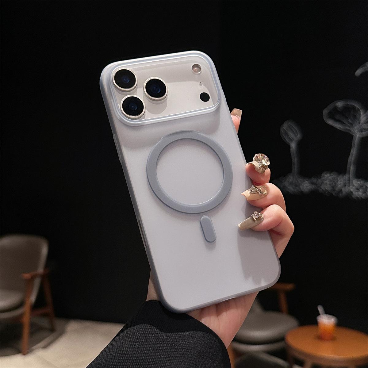 

For Apple for IPhone17 Ultra-thin PP Magnetic Phone Case for Apple 16promax Non-yellowing 15 Cooling Case For iPhone15Promax