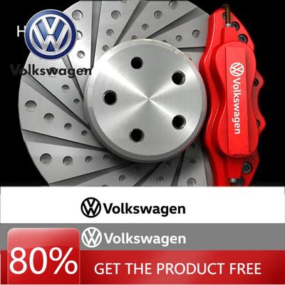 For VOLKSWAGEN VW 6pcs Car Caliper Refitted Sticker Body Styling for Volkswagen Touareg Jetta Scirocco Beetle Tiguan Golf Passat