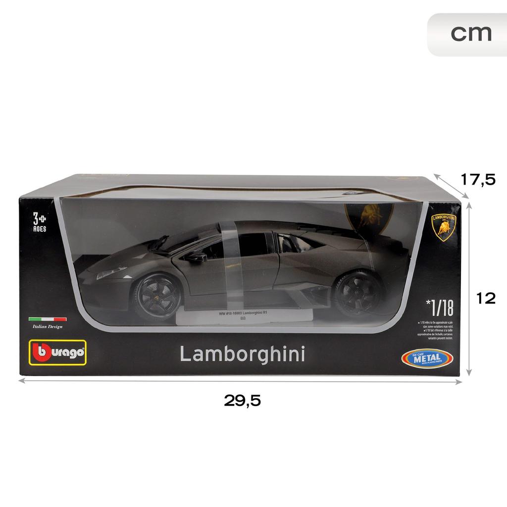 Burago 1/18 Lamborghini Reventon Matte Black