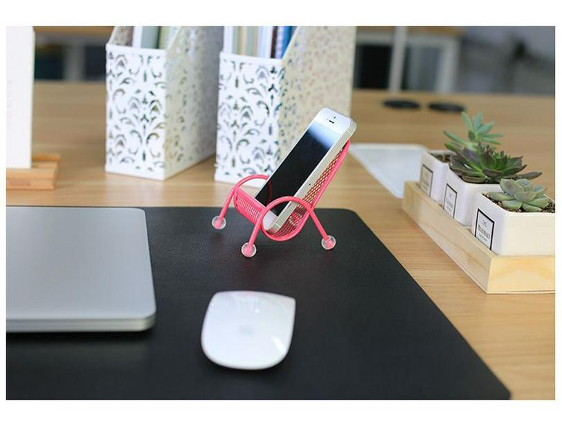Universeller Desktop Handyhalter Ständer - Erhältlich in Rosarot, Schwarz, Himmelblau, Silber und Grün