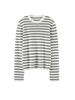 Elegant Striped Merino Wool Sweater - Spring/Autumn 2026 Women's Thin Knitwear