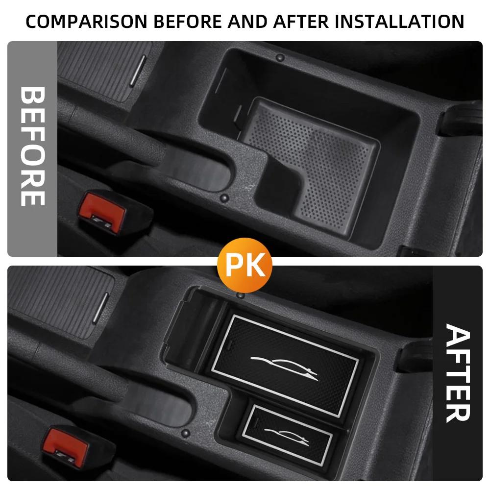 For Volkswagen VW Golf 6 MK6 GTI SCIROCCO Armrest Box Storage Box Tray Central Console Holder Container Organizer Accessories