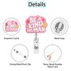Glitter Acrylic Id Holder Vibrant Retractable Badge Reel Alligator Clip Badge Holder Inspirational Nurse Badge Reel For Nurse