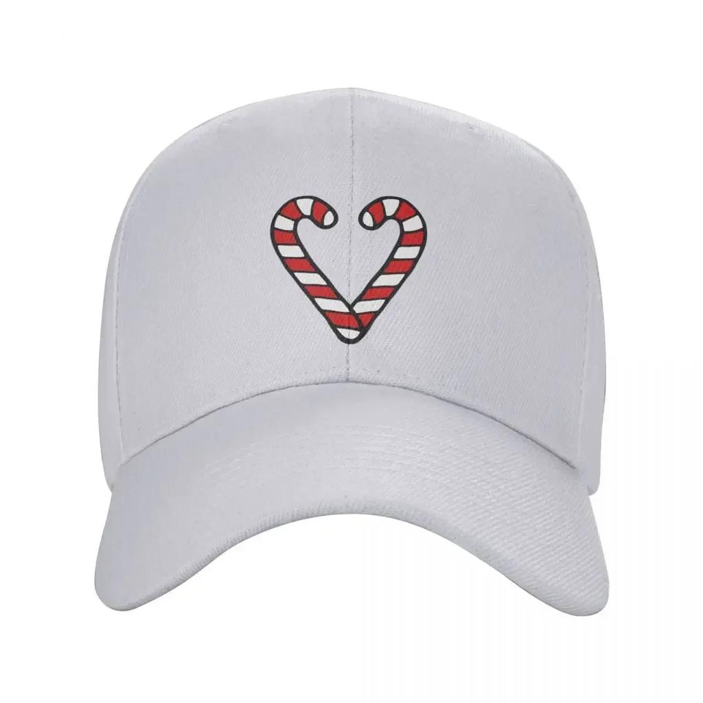 Candy Cane Pattern Baseball Cap Party Hat New In Hat New Hat Sun For Children Unisex Caps Womens