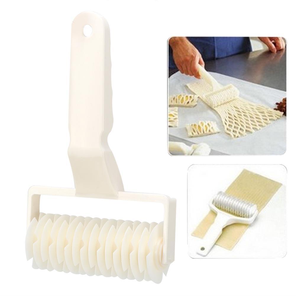 Lattice Pastry Crust Cutter Roller Dough Cutter for Pie Bread and Cakes Home Kitchen Tools Dough Cookies Lattice Cutter