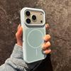 Dual-Color Magnetic Silicone iPhone Case for Apple 13-17, Drop-Proof, Women's High-End Design