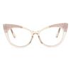 Karsaer Cat Eye Frame Glasses for Women Men Computer Eyeglasses Coloured Spectacles E1322