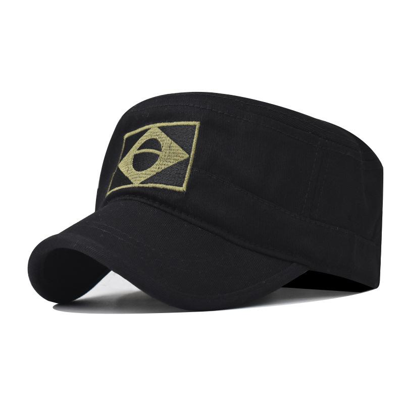 Camo Baseball Cap Men Summer Brazil Flag Sun Protection Snapback Caps Male Casual Airsoft Hat Outdoor Fishing Hiking Camping Hat