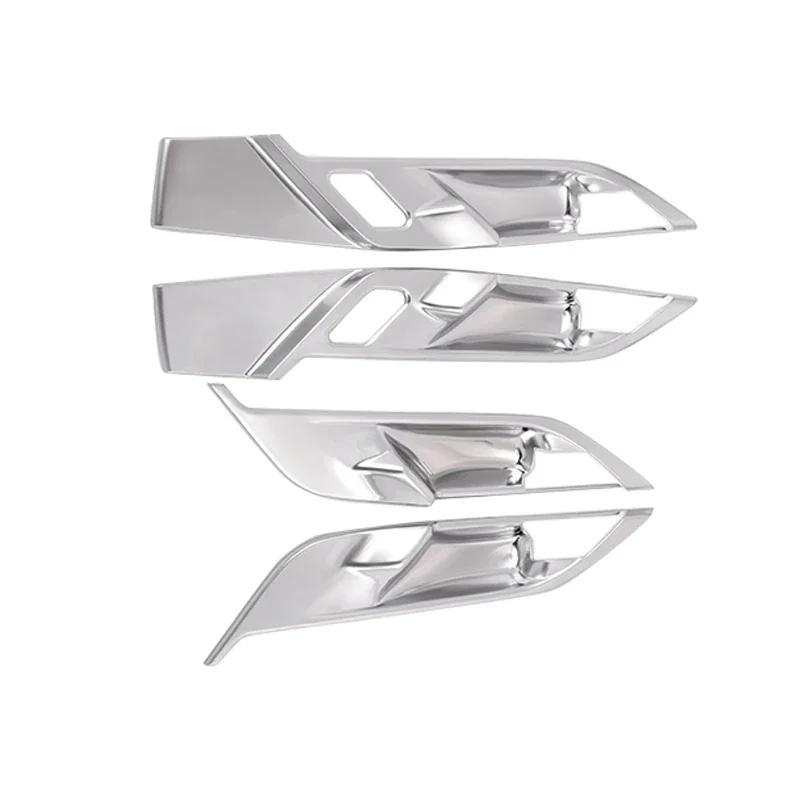

For BMW X1 F48 X2 F47 2016- ABS Carbon Fiber Car Inner Door Handle Trim Frame Cover Trim Sticker Interior Car Accessories срібний