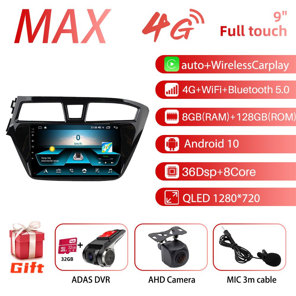 2 Din Android Car Radio Stereo for Hyundai I20 2014 - 2017 Left Hand Multimedia Player WIFI Navigation Autoradio GPS Head Unit