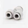 Pneumatic Quick-Connect Plastic T-Connector for Air Hoses