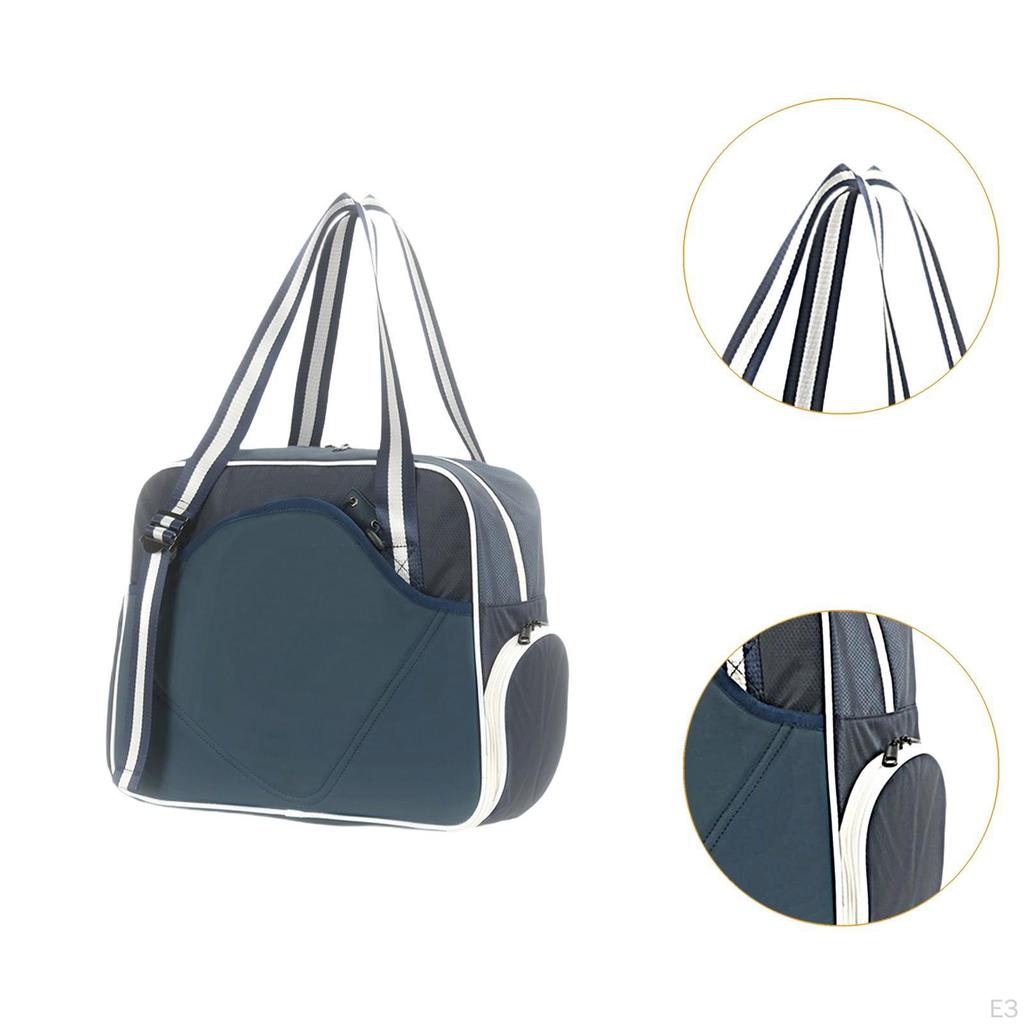 Handtasche für Pickleballschläger mit Fach Schuhe, Tragetasche Fitness
