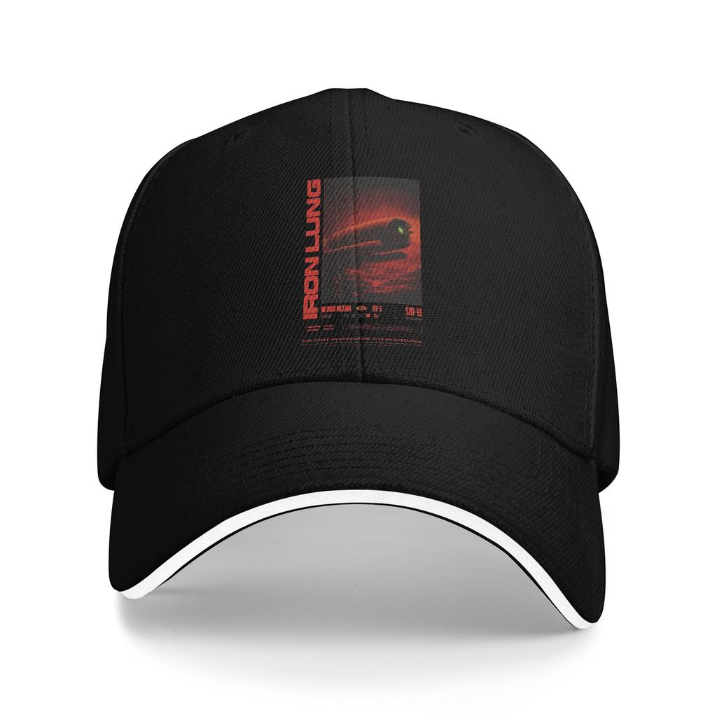 Blood Ocean Iron Lung Horror Film Baseball Cap Fashion Sandwich Cap Men Women Adjustable Dad Hat Travel Gift