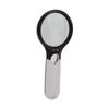Lighted Magnifying Glass LED Light Acrylic Double Optical Lens High Transparency Portable Magnifying