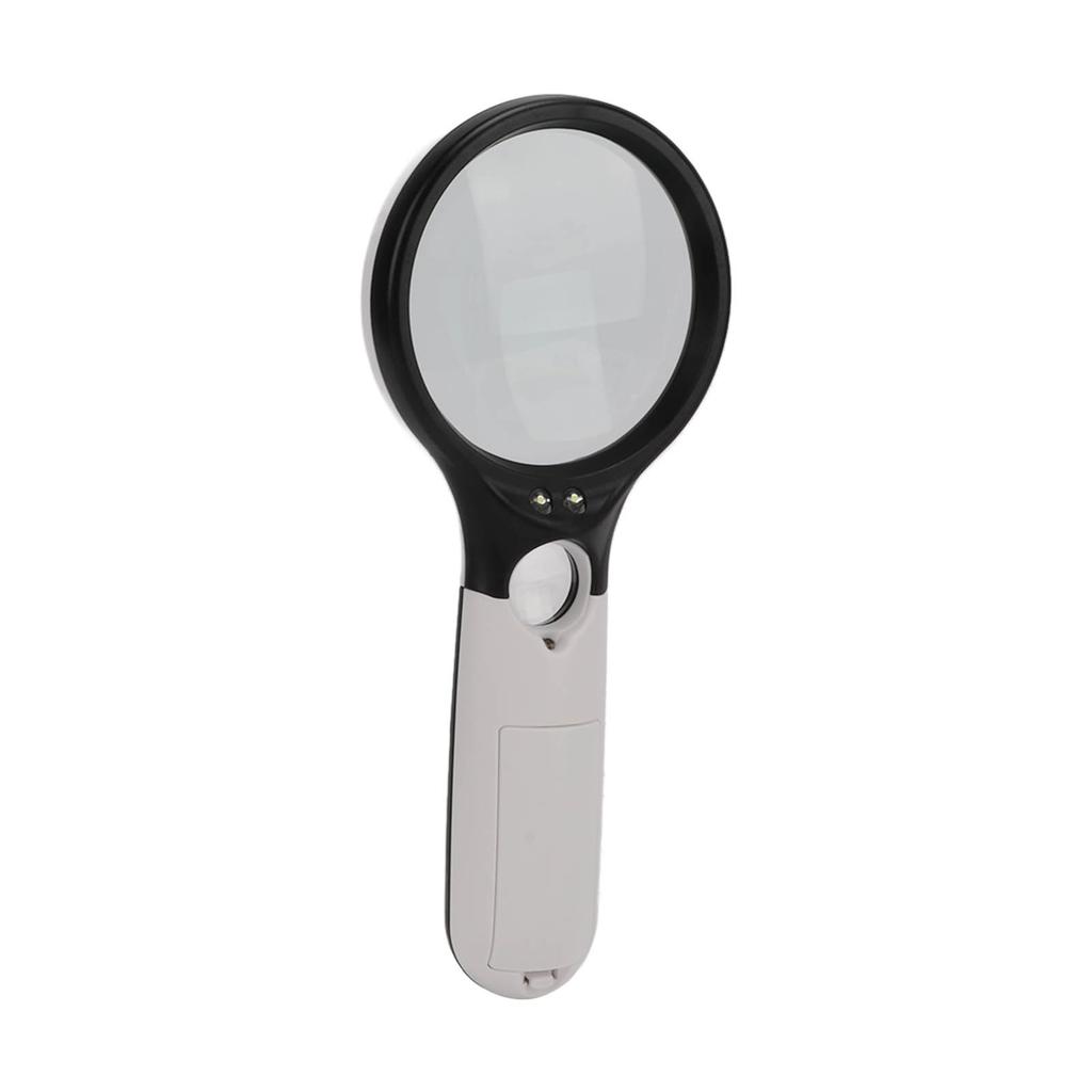 Lighted Magnifying Glass LED Light Acrylic Double Optical Lens High Transparency Portable Magnifying