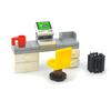 City Furniture Bed Series Creative Bricks TV Kitchen Bedroom Bathroom Parts Basketball Stand DIY Kits Kids Toys Building Blocks