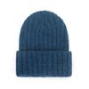 Solid Color Kids Knitted Beanie Hat Cat Ear Embroidered Bonnet Fashion Winter Cap  For Children