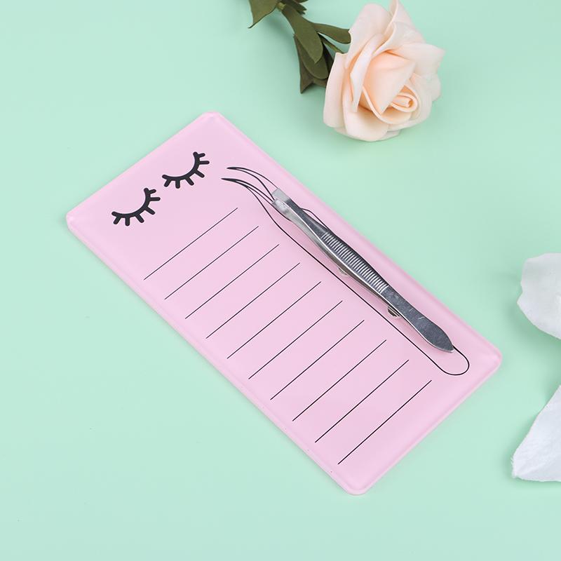 Acrylic Novel Lashes Palette Holder Eyelash Display Board With Magnetic Design For Eyelash Tweezers Storage