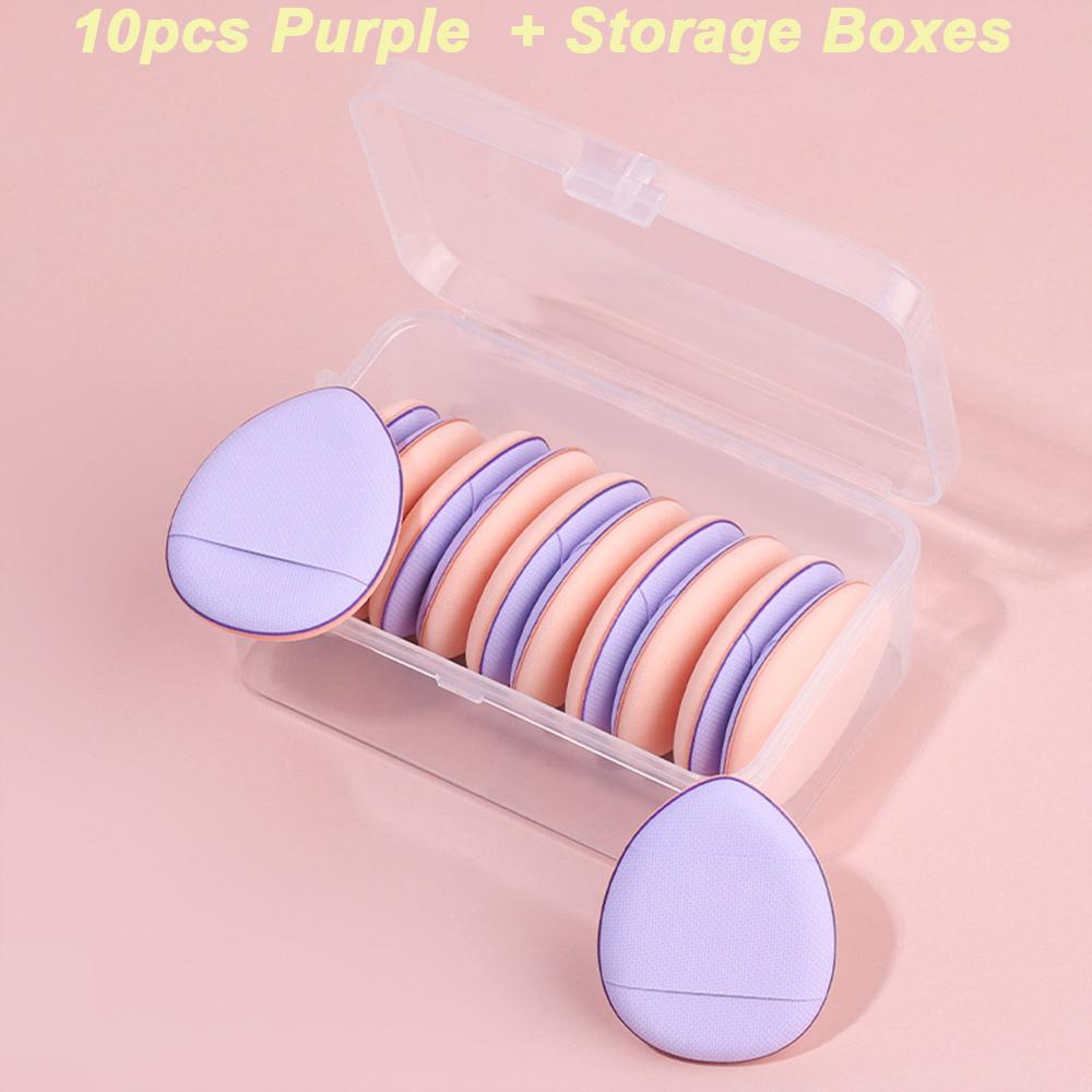1/6/10Pcs Mini Finger Puff Foundation Small Air Cushion Powder Sponge Face Concealer BB Cream Cosmetic Applicator Makeup Tools