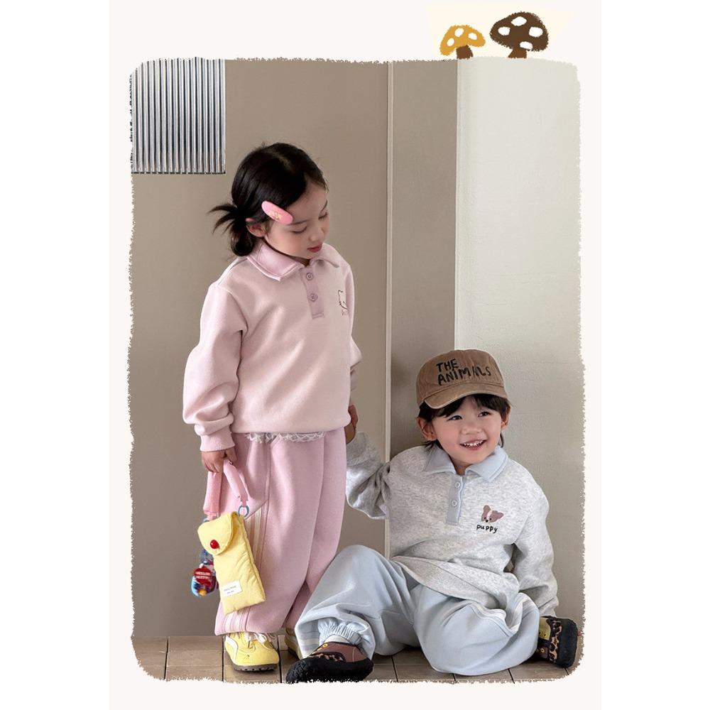Boys Girls Autumn New Kids Clothes Baby Sweatshirt Pants 2 Piece Set Trendy Children Outfit