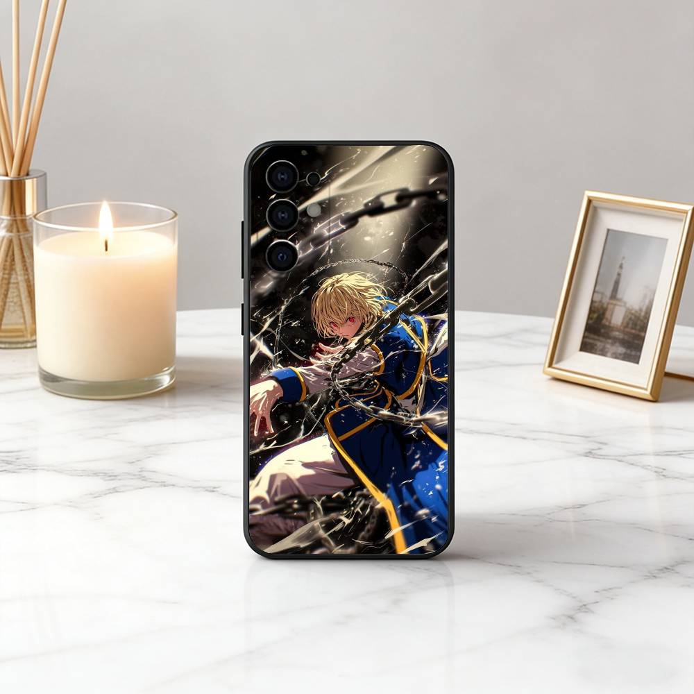 H-Hunter K-Kurapika  H-Hunter-HKH Phone Case For Samsung S25,S24,S21,S22,S23,S30,Ultra,S20,Plus,Fe,Lite,Note,10,Black Cover