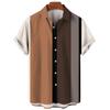 New summer casual hot sale D printing short-sleeved shirt Hawaiian shirt men's vacation seaside source